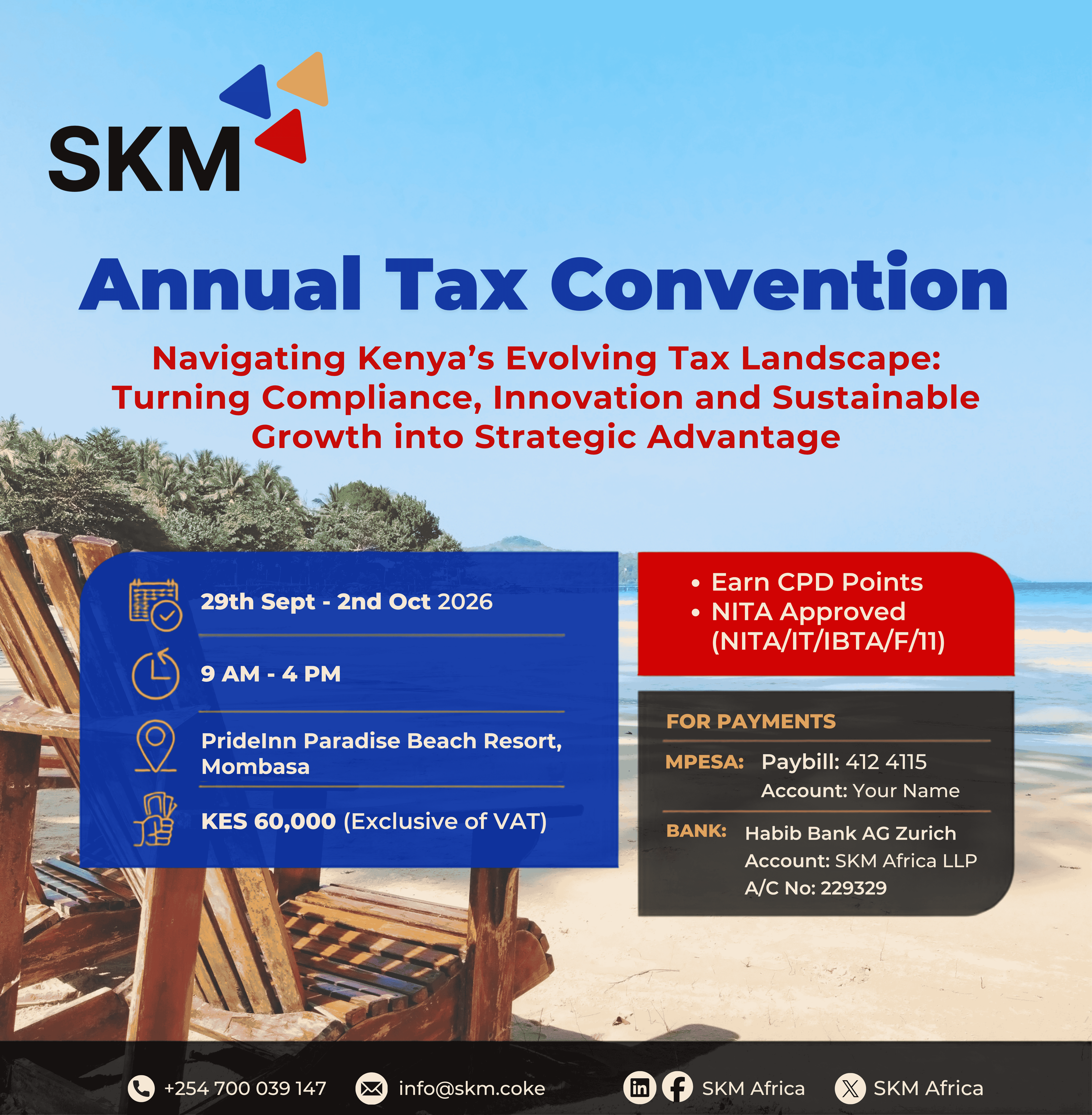 Annual Tax Convention: Navigating Kenya’s Evolving Tax Landscape: Turning Compliance, Innovation and Sustainable Growth into Strategic Advantage